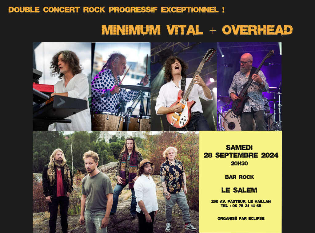 MINIMUM VITAL + OVERHEAD en concert